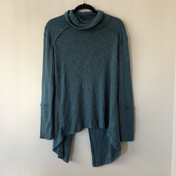 Free People Split Back Turtleneck Thermal - Picture 3 of 7